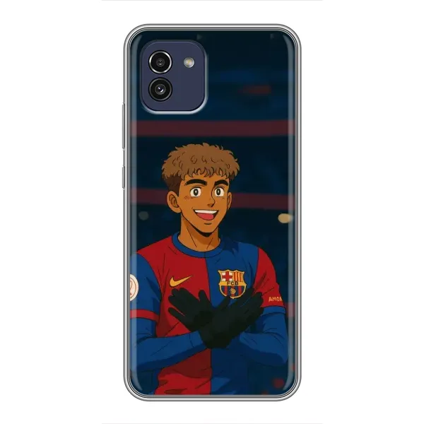 Чохол з малюнком «Футболіст Ямаль» для Samsung Galaxy A03 (A035) Чохол з малюнком «Футболіст Ямаль» для Samsung Galaxy A03 (A035)