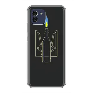 Чехол с картинкой (Патриотический ГЕРБ) на Samsung Galaxy A03 (A035) (Герб - Молотова)
