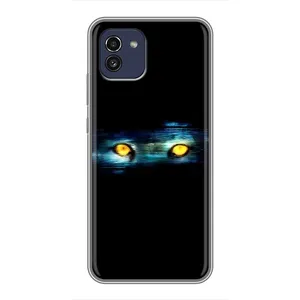 Чехлы с изображением разных животных для Samsung Galaxy A03 (A035) (Глаза)