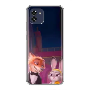 Силиконовый чехол с принтом Зоотрополіс для Samsung Galaxy A03 (A035) (Главные герои)