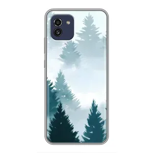 Летний Чехол на Samsung Galaxy A03 (A035) (Горный лес)