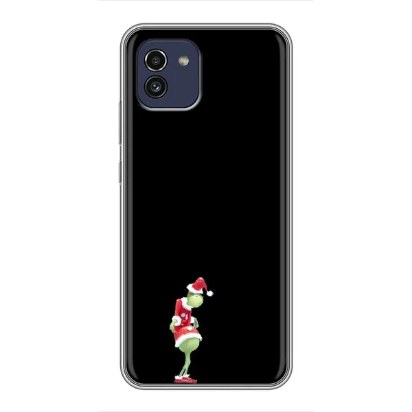 Чехол с рисунком «Гринч на чорном» для Samsung Galaxy A03 (A035) Чехол с рисунком «Гринч на чорном» для Samsung Galaxy A03 (A035)