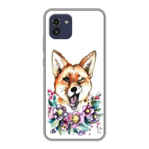 Чехол с Лисичкой для Samsung Galaxy A03 (A035) (Хитрая лиса)
