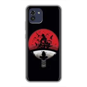 Чохли з принтом Ітачі Учіха на Samsung Galaxy A03 (A035) (Ітачі на чорному)