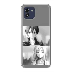 Чохли з героями АНИМЕ на Samsung Galaxy A03 (A035) (Кіріто-Асуна)