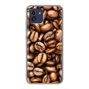 Чохол з зображенням смачної їжі для Samsung Galaxy A03 (A035) (Кава)