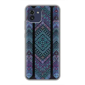 Силіконовый Чохол на Samsung Galaxy A03 (A035) (Крутий орнамент)