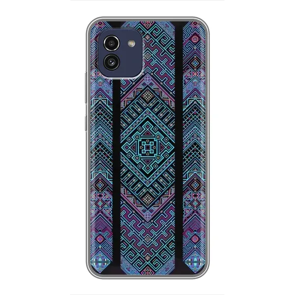Чехол с рисунком «Крутой орнамент» для Samsung Galaxy A03 (A035) Чехол с рисунком «Крутой орнамент» для Samsung Galaxy A03 (A035)