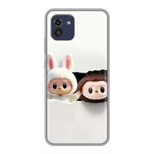 Чехол с принтом Лабубу для Samsung Galaxy A03 (A035) (Фигурки Labubu)