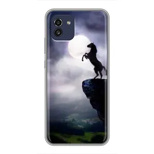 Чехлы с изображением разных животных для Samsung Galaxy A03 (A035) (Лошадь)