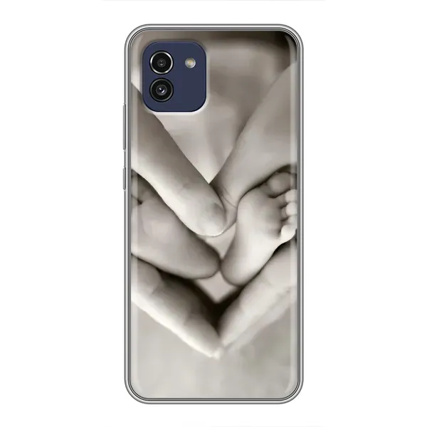 Чехол с рисунком «Любящие руки» для Samsung Galaxy A03 (A035) Чехол с рисунком «Любящие руки» для Samsung Galaxy A03 (A035)