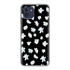 Чехол с ромашками на Samsung Galaxy A03 (A035) (Маленькие ромашки)