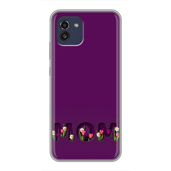 Чехол с рисунком «Мама с цветами» для Samsung Galaxy A03 (A035) Чехол с рисунком «Мама с цветами» для Samsung Galaxy A03 (A035)