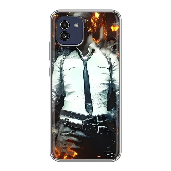 Чехол с рисунком «Man Пубг» для Samsung Galaxy A03 (A035) Чехол с рисунком «Man Пубг» для Samsung Galaxy A03 (A035)