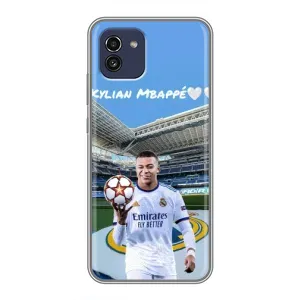 Чохол (TPU) з Футболістом на Samsung Galaxy A03 (A035) (Mbappe Real)
