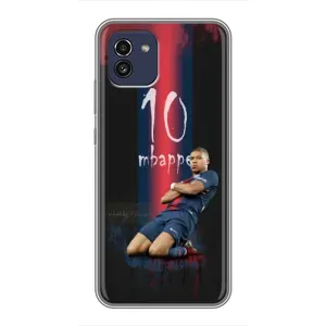 Чохол (TPU) з Футболістом на Samsung Galaxy A03 (A035) (MBAPPE 10)
