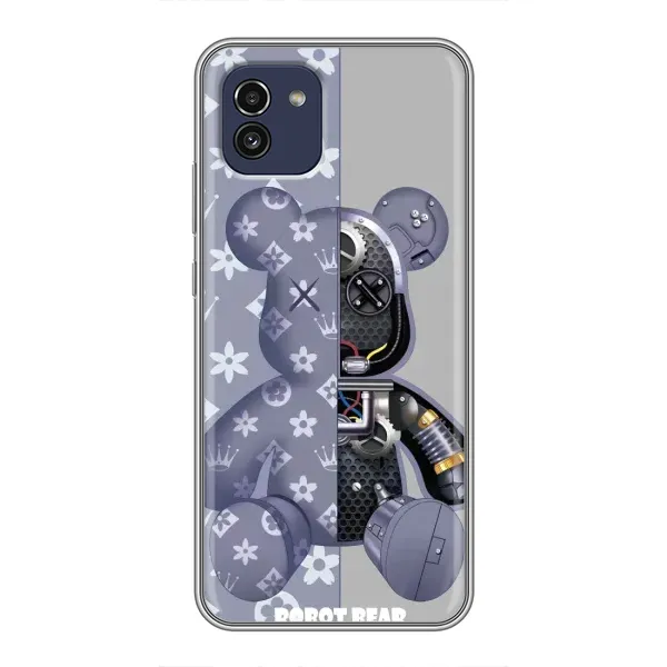 Чехол с рисунком «Медведь Louis Vuitton» для Samsung Galaxy A03 (A035)