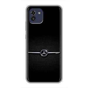 Силіконовий бампер з картинкою машини на Samsung Galaxy A03 (A035) (Mercedes)