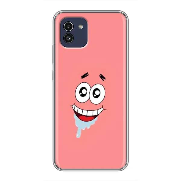 Чехол с рисунком «Мордочка Патрика» для Samsung Galaxy A03 (A035)