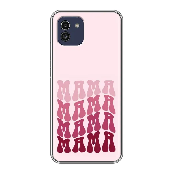 Чехол с рисунком «Надпись мама» для Samsung Galaxy A03 (A035) Чехол с рисунком «Надпись мама» для Samsung Galaxy A03 (A035)