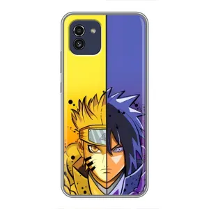 Купить Чохли на телефон з принтом Anime для Samsung Galaxy A03 (A035) (Naruto Vs Sasuke)