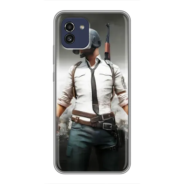 Чехол с рисунком «Пабг» для Samsung Galaxy A03 (A035) Чехол с рисунком «Пабг» для Samsung Galaxy A03 (A035)