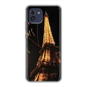 Чехол с Эйфелевой башней на Samsung Galaxy A03 (A035) (Paris)