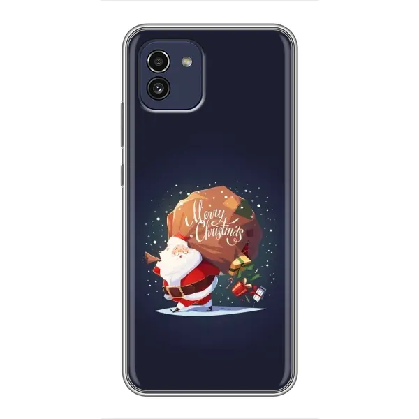 Чехол с рисунком «Подарки от Санты» для Samsung Galaxy A03 (A035) Чехол с рисунком «Подарки от Санты» для Samsung Galaxy A03 (A035)