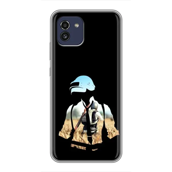 Чехол с рисунком «Пубг мен» для Samsung Galaxy A03 (A035) Чехол с рисунком «Пубг мен» для Samsung Galaxy A03 (A035)