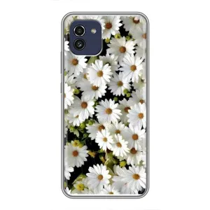 Чохол з ромашками на Samsung Galaxy A03 (A035) (Рамка в ромашках)
