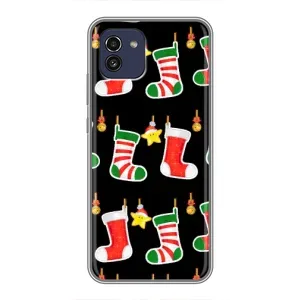Силіконовий бампер на різдво для Samsung Galaxy A03 (A035) (Різдвяні подарунки)