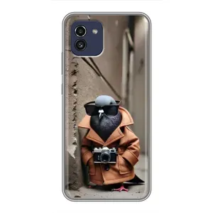 Чохол з мемами траралело тралала для Samsung Galaxy A03 (A035) (Шпіоніро голубіо)