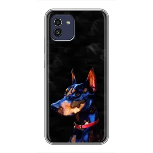 Бампер для Samsung Galaxy A03 (A035) с картинкой "Песики" (Собака Мопс)