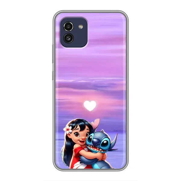 Чехол с рисунком «Стич и Лило» для Samsung Galaxy A03 (A035) Чехол с рисунком «Стич и Лило» для Samsung Galaxy A03 (A035)