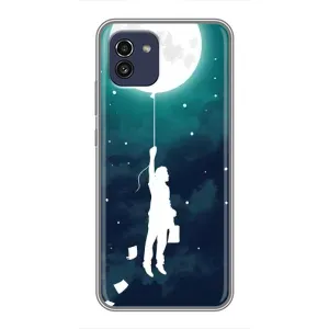 Чохол (ТПУ) з планетами на Samsung Galaxy A03 (A035) (To The moon)