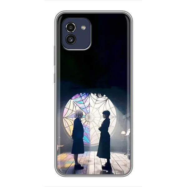 Чехол с рисунком «Уэнсдей и Энди» для Samsung Galaxy A03 (A035) Чехол с рисунком «Уэнсдей и Энди» для Samsung Galaxy A03 (A035)