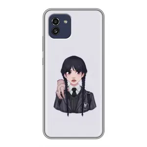 Чехлы с принтом Уэнсдей на Samsung Galaxy A03 (A035) (Вещь Венсдей)