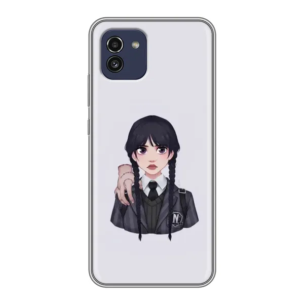 Чехол с рисунком «Вещь Венсдей» для Samsung Galaxy A03 (A035) Чехол с рисунком «Вещь Венсдей» для Samsung Galaxy A03 (A035)