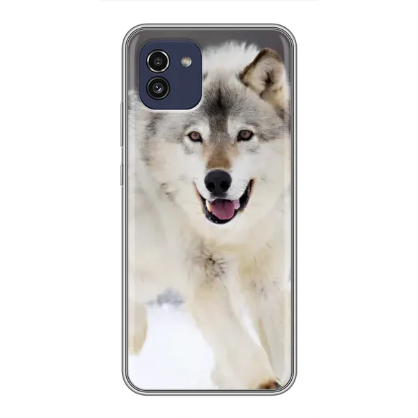 Чехол с рисунком «Волк на снегу» для Samsung Galaxy A03 (A035) Чехол с рисунком «Волк на снегу» для Samsung Galaxy A03 (A035)
