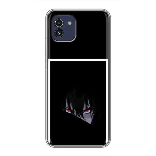 Чехол с рисунком «Взгляд Саскэ» для Samsung Galaxy A03 (A035) Чехол с рисунком «Взгляд Саскэ» для Samsung Galaxy A03 (A035)