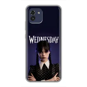 Чехлы с принтом Уэнсдей на Samsung Galaxy A03 (A035) (Wednesdey)