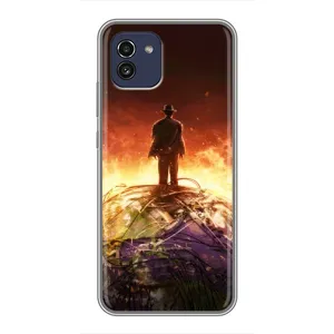 Чехол Оппенгеймер / Oppenheimer на Samsung Galaxy A03 (A035) (Ядерщик)