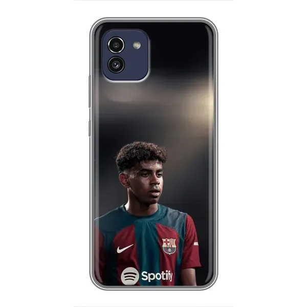 Чохол з малюнком «Ямаль Барселона» для Samsung Galaxy A03 (A035) Чохол з малюнком «Ямаль Барселона» для Samsung Galaxy A03 (A035)