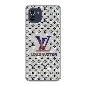 Чехол Стиль Louis Vuitton на Samsung Galaxy A03 (A035) (Яркий LV)