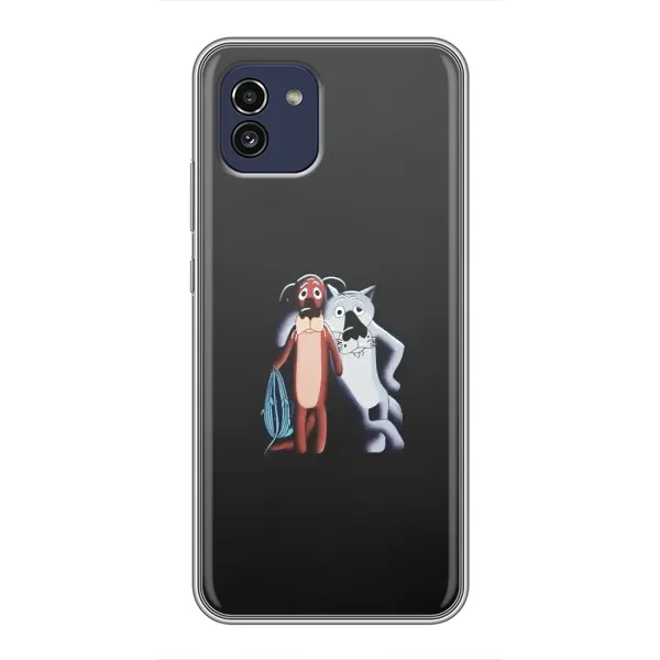 Чехол с рисунком «Шо, опять» для Samsung Galaxy A03 (A035)