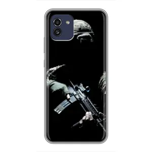 ЗСУ Чехлы (TPU) для Samsung Galaxy A03 (A035) (ЗСУ снайпер)