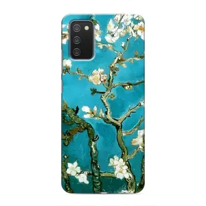 Чехол с принтом САКУРЫ на Samsung Galaxy A03s (Цветение Сакуры)