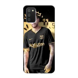 Силиконовый Чехол Samsung Galaxy A03s (Gold Neymar)