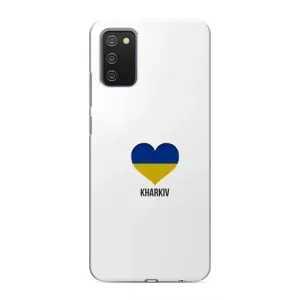 Чехлы силиконовые (Город Харьков) на Самсунг Гелекси А03с (Kharkiv)