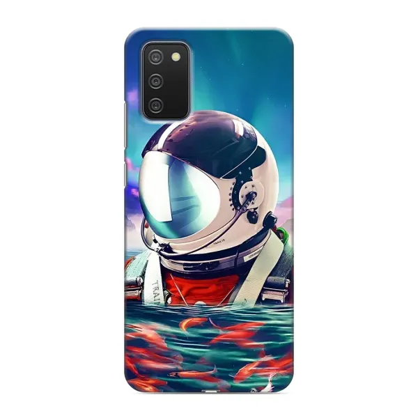 Чехол с рисунком «Космонавт в воде» для Samsung Galaxy A03s Чехол с рисунком «Космонавт в воде» для Samsung Galaxy A03s